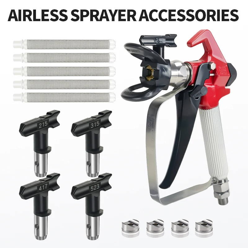 ZHUITU Airless Spray Tip Nozzle & Filter Kit, Includes 1/4