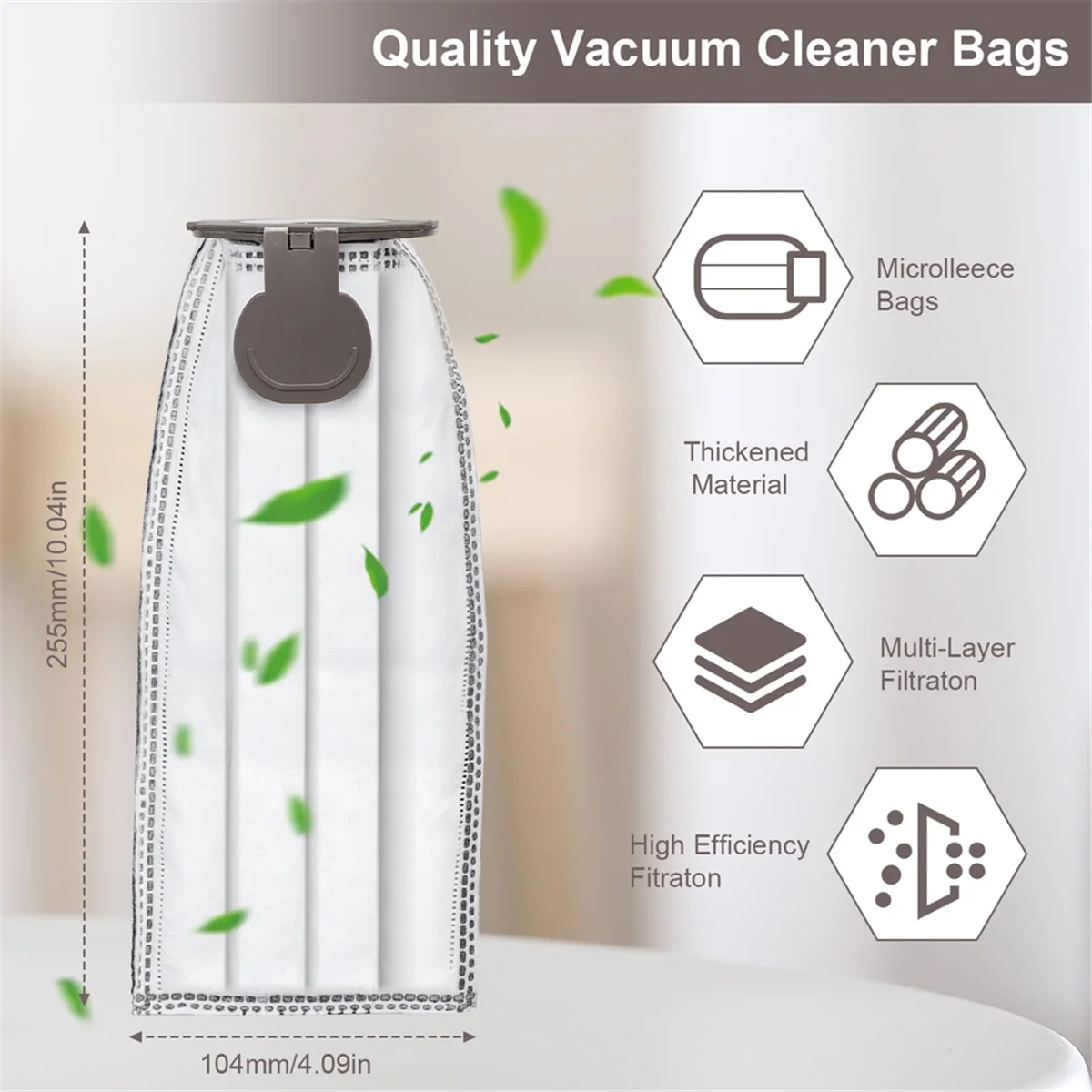 

Мешки для пылесоса ABNRR для Vorwerk Kobold VK7 FP7, фильтр-мешки для беспроводного пылесоса Kobold VK7, упаковка из 8 шт.