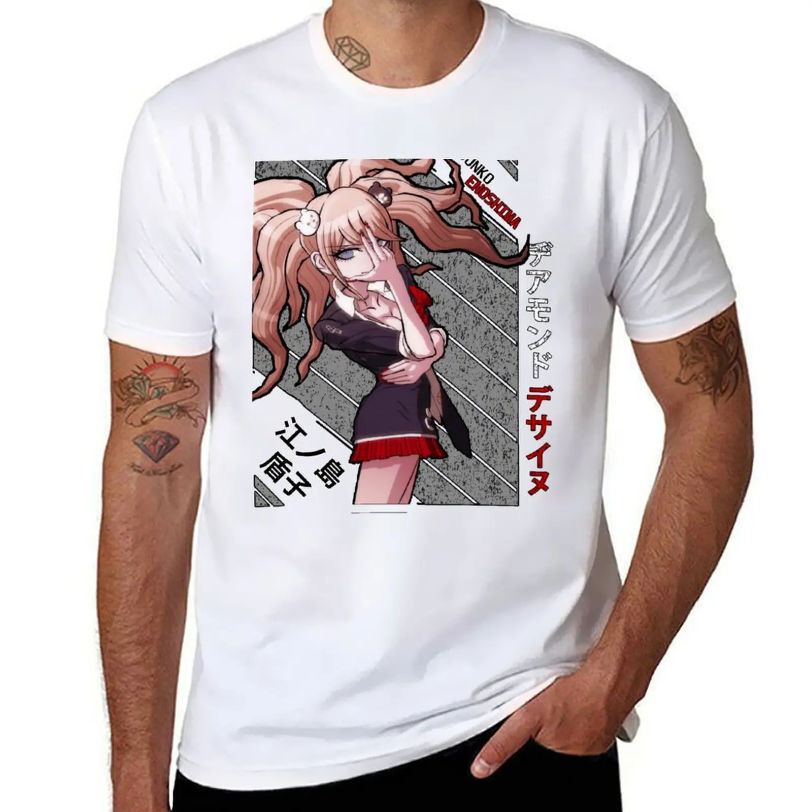 

Junko Enoshima - DanganRonpa T-Shirt man t shirt graphic man t shirt heavy cotton T-Shirt