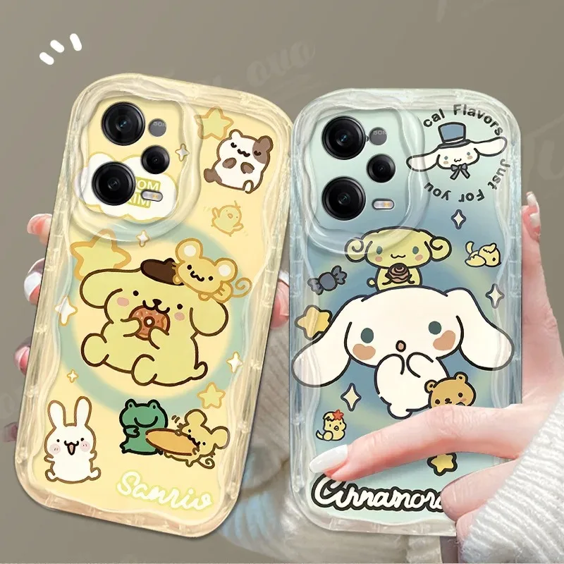 Cinnamoroll Pom Purin Phone Case For Xiaomi Redmi Note 13 12 11 Pro Plus 4G 5G 12S 11S 10 10S 9 9S 8 13C 12C 10C Turbo 3 Cover