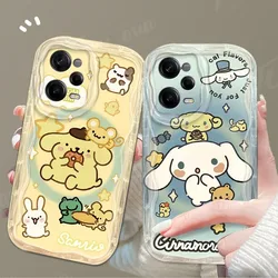 Cinnamoroll Pom Purin Phone Case For Xiaomi Redmi Note 13 12 11 Pro Plus 4G 5G 12S 11S 10 10S 9 9S 8 13C 12C 10C Turbo 3 Cover