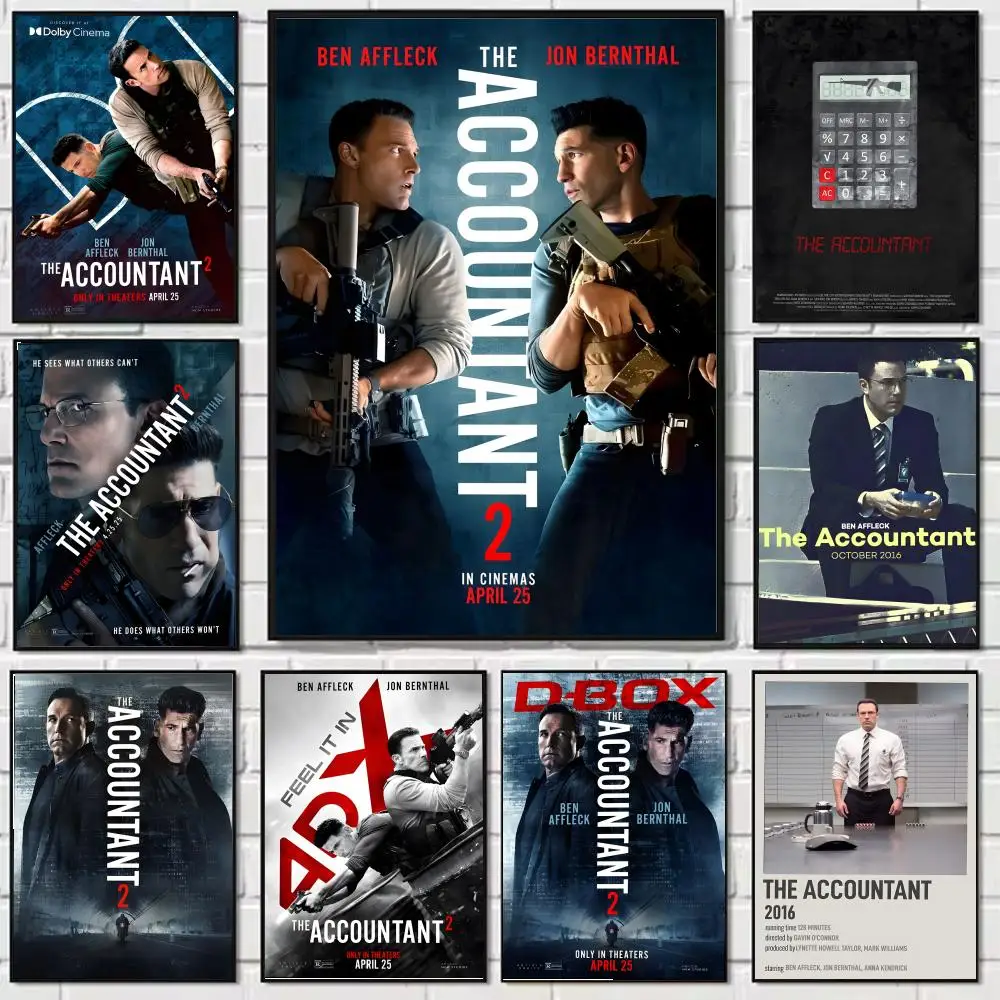 ملصق قماشي للخط العربي من The Accountant 2: مجاني للتجاعيد ومقاوم للماء ومتين لجميع الفضاء لتزيين الحائط