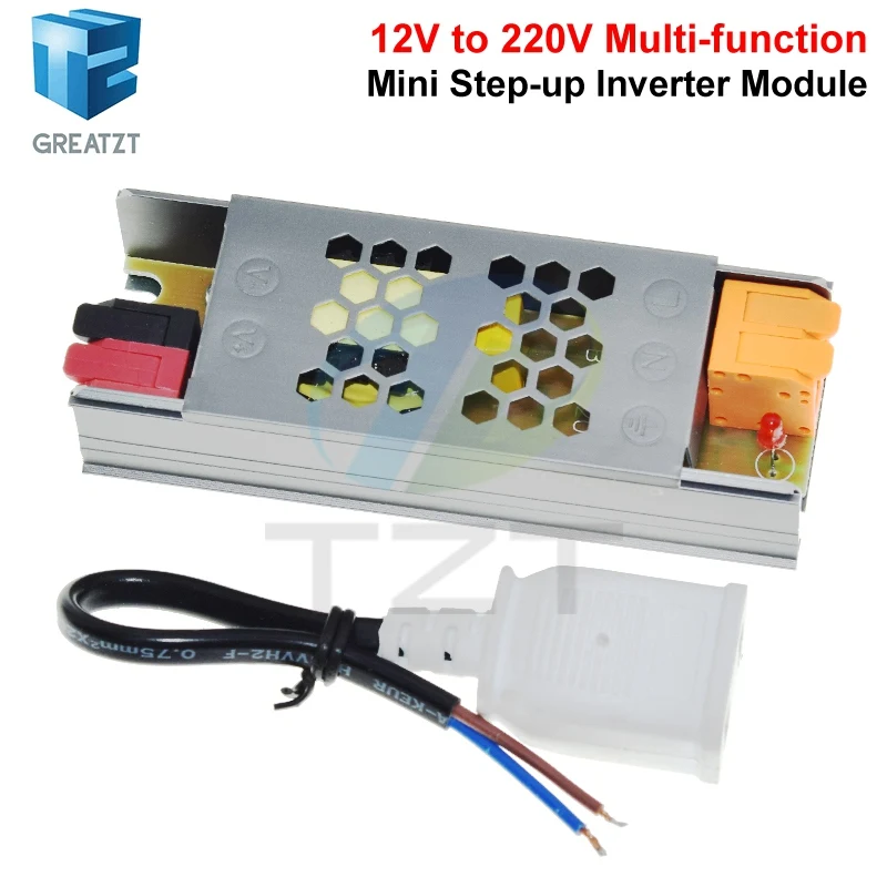 1/3PCS IPX6 Waterproof DC12V To AC220V Step UP Power Module 120W 50HZ DC-AC Boost Inverter Module Power Regulator