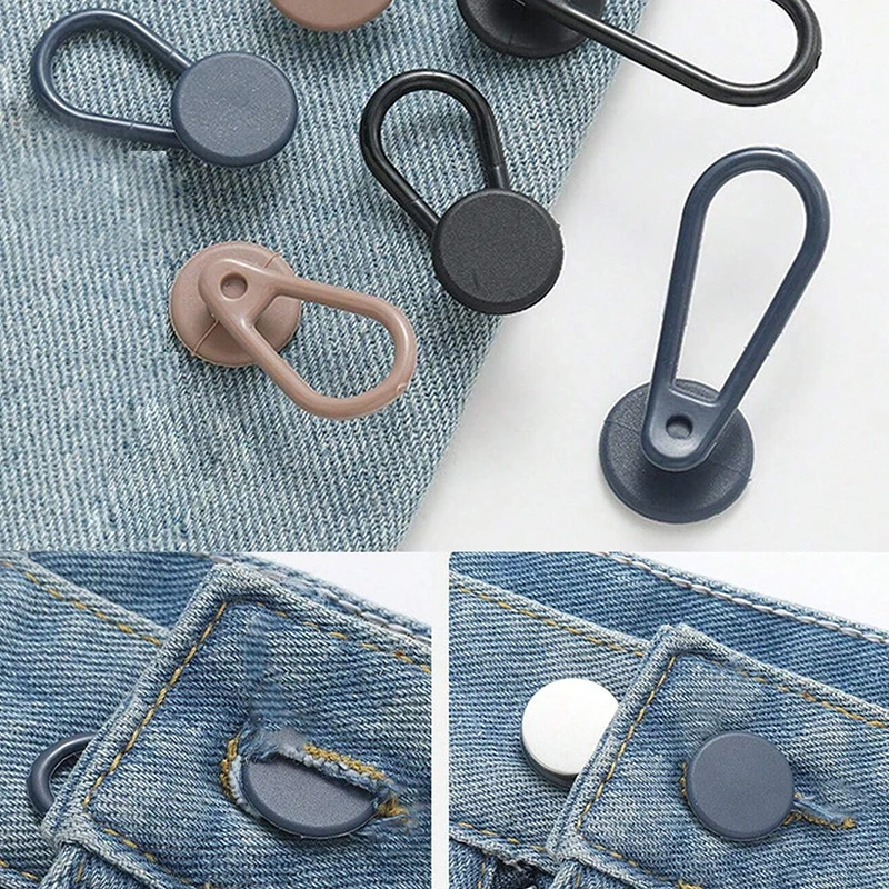 12pcs Extension Button For Waist Lengthening Instant Waist Expansion Buckle Waist Adjustment Extension Button Creative