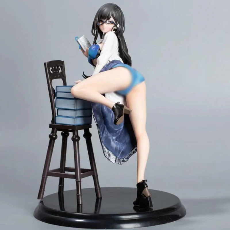 Native Literary Girl 1/7 PVC Action Figure Toy Japanese Anime Statue Collection Mode 27cm