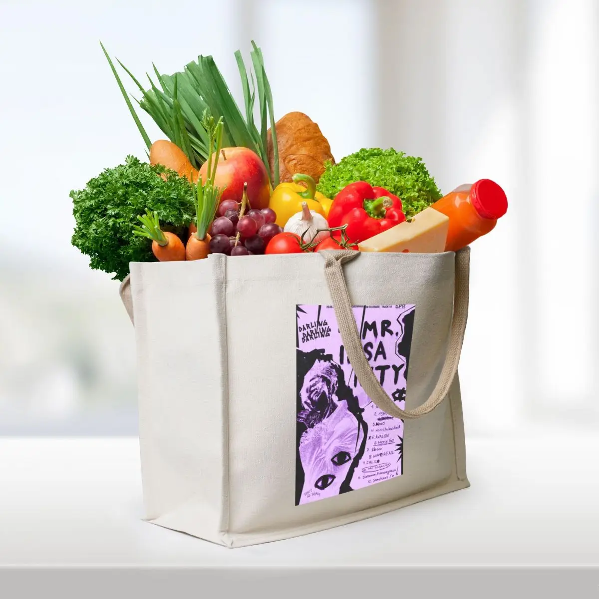 DPR IAN, Mr Insanity Tote Bag great bag cloth bag woman reusable grocery bags tote bags cloth bags