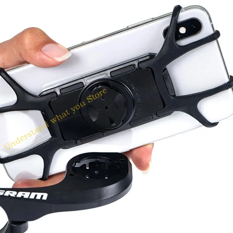 

J60A Anti Shake Phone Clamp Bike Phone Mount for Sram Bike Phone Mount for 4.0-7.5in Phone