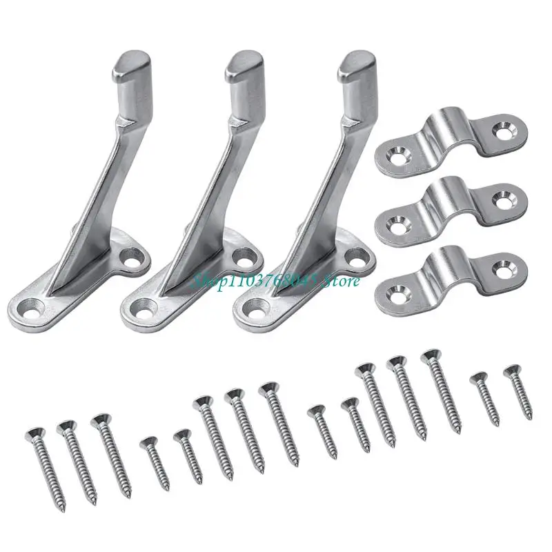 R53F Top Rest Railing Support Mount, 304 Steel 105 mm Wall Hardware for Stair Installation Work and Repair Needs