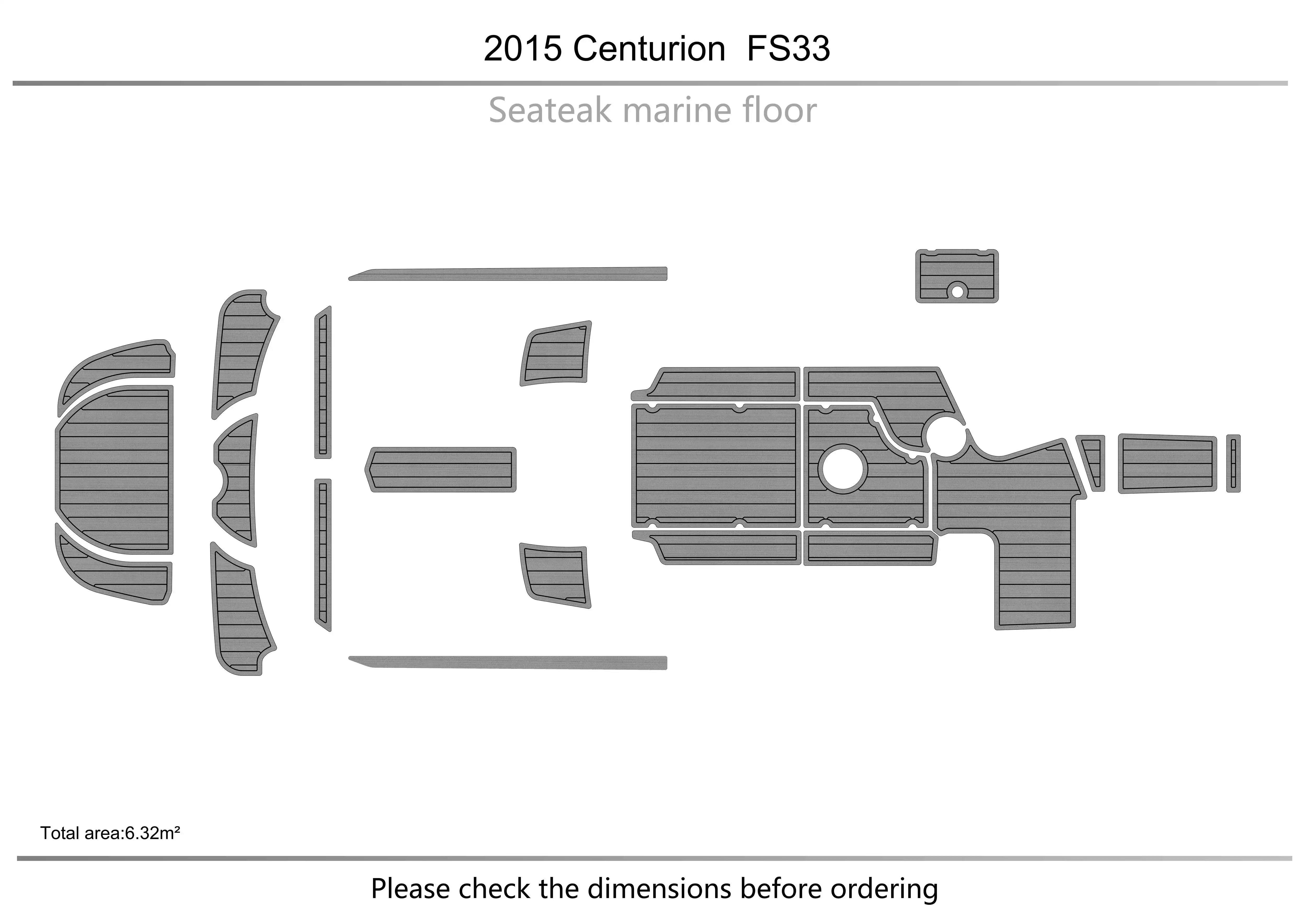 2015 Centurion  FS33 2 Cockpit  swimming platform 1/4