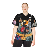 Chris Brown Breezy Bowl Jersey 20 Year Music Tribute Fan Shirt 3d Printing Sports Leisure Dry Quickly Men's And Women's T-Shirt