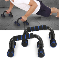 AB Wheel Roller Kit 5-In-1 with Push-Up Bar Jump Rope Hand Gripper and Knee Pad Abdominal Core Carver Fitness Workout