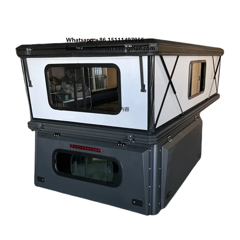 Rugged Aluminum Quick Deployment Off-Road Camper Waterproof Adventure Gear for Pickup Truck Bed Outdoor Exterior Accessories