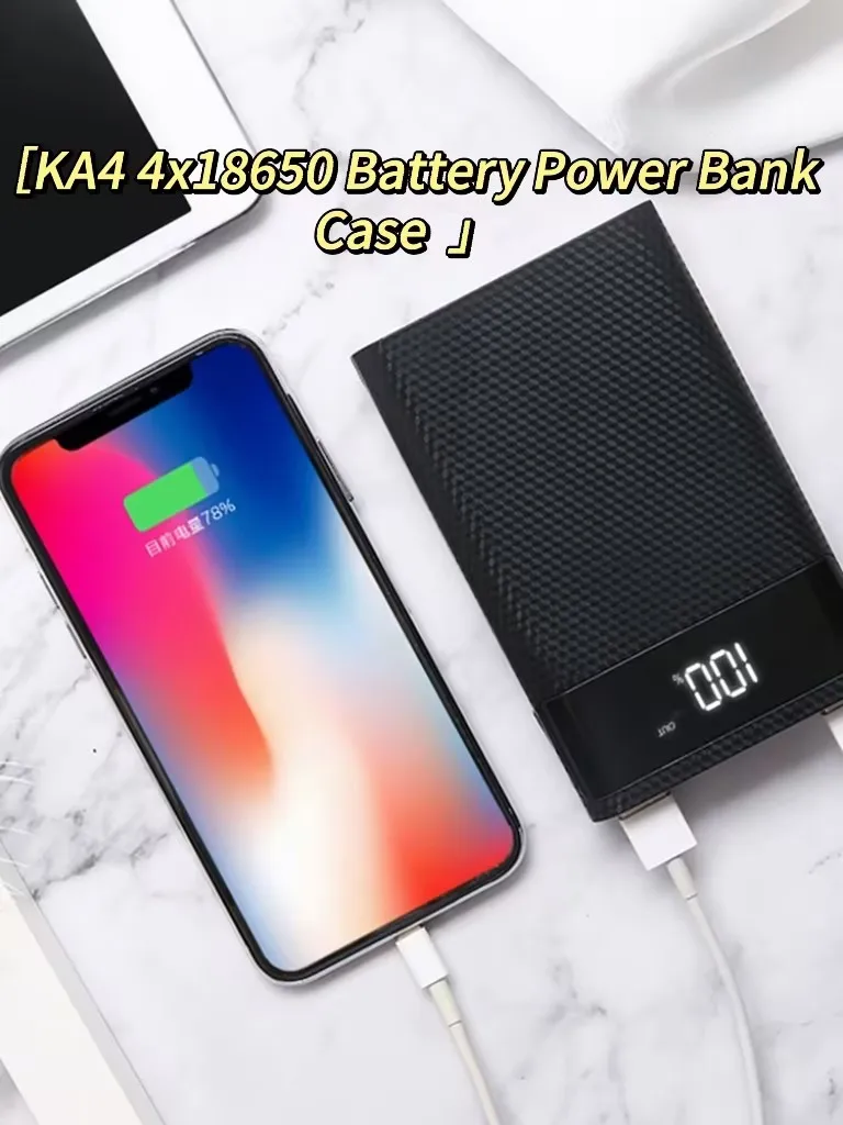 

Портативные внешние аккумуляторы 18650, зарядное устройство USB Micro USB Type C, зарядка 4x1865 0, быстрая зарядка аккумулятора, контейнер для хранения для телефона