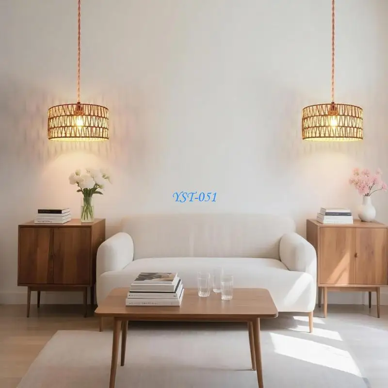 

E15A E27 Weave Lamp Shade Home Office Decorative Lighting Lamps Cover