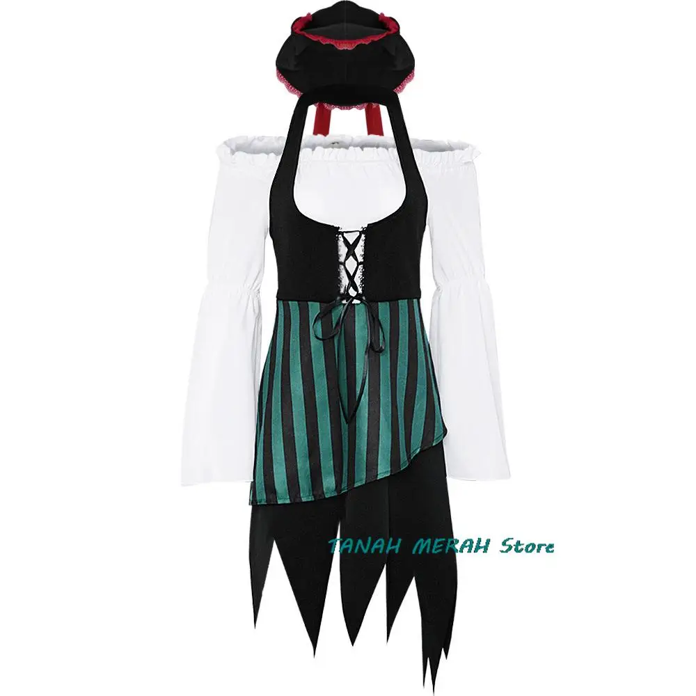 

Halloween Cosplay Costumes Adult Pirate Woman Costume Pirate Fancy Dress Pirate Captain Costume