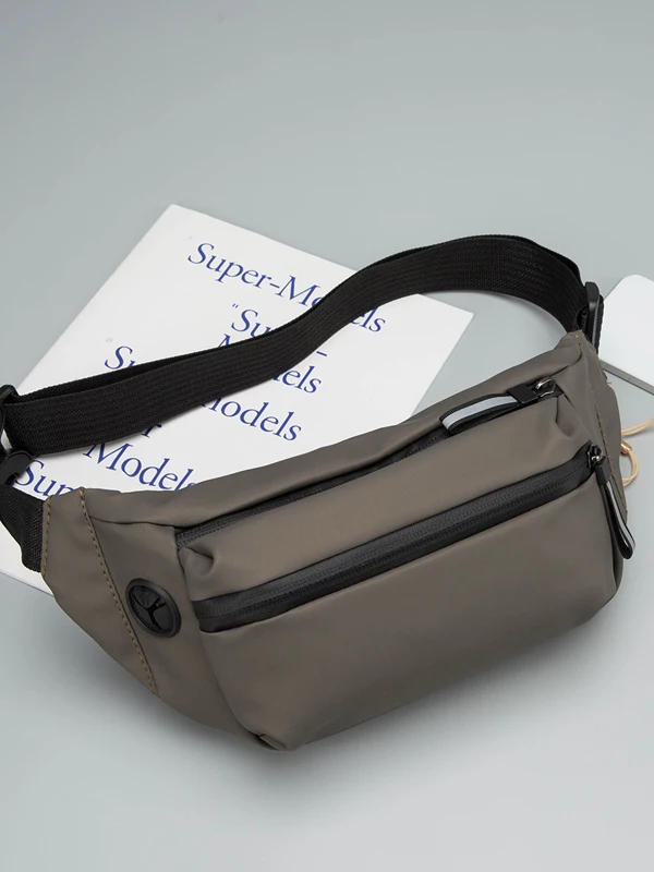 

Мужская водонепроницаемая нагрудная сумка Fanny Pa Personali, повседневная маленькая наклонная сумка на одно плечо для занятий спортом на открытом воздухе, корейская трендовая сумка для верховой езды