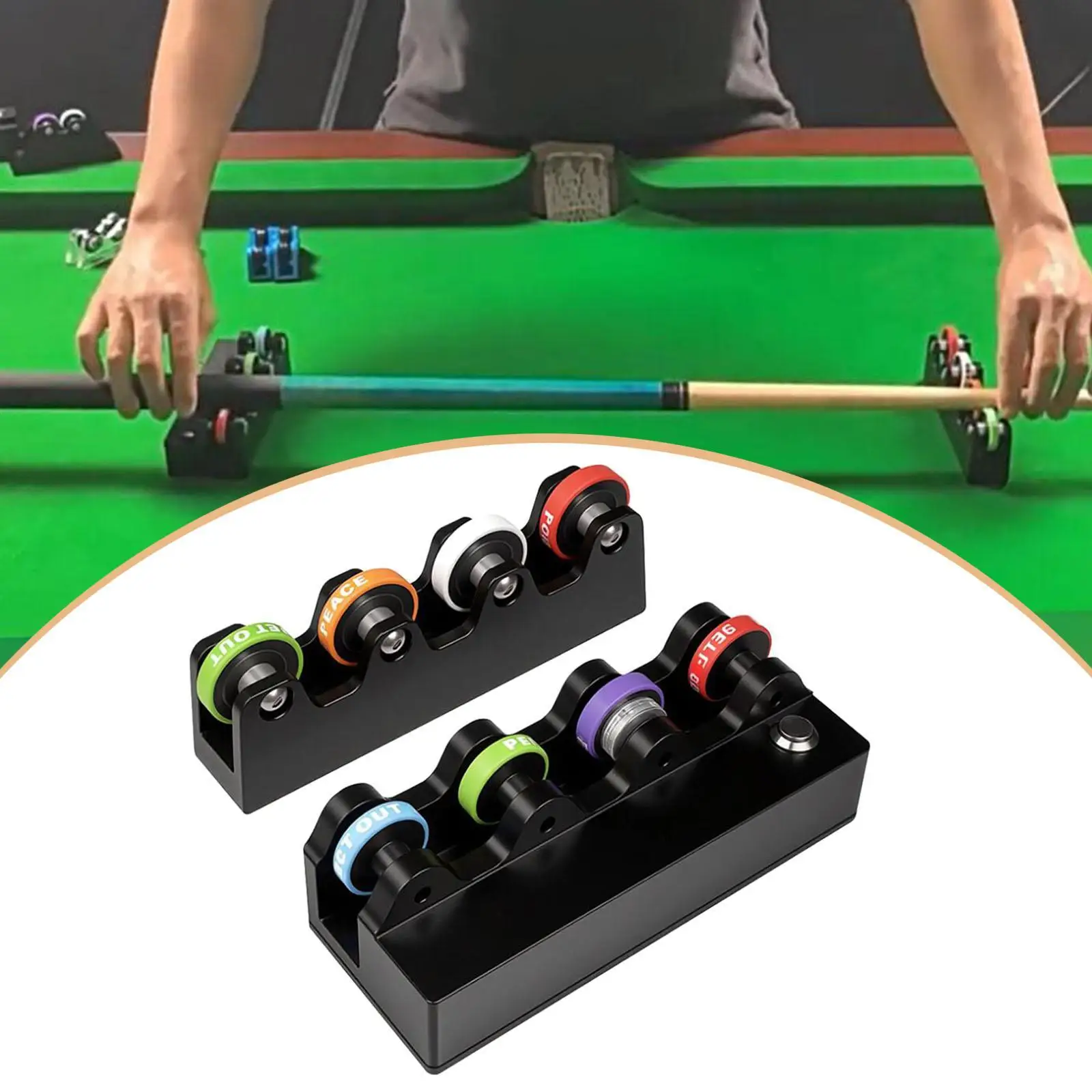 

Billiard Cue Training Aid Portable Straightness Testing Tool for Professional Pool Cue Maintenance