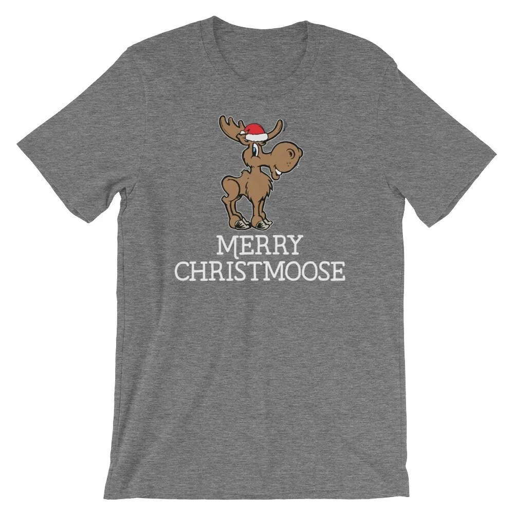 Merry Christmoose shirt Funny Cute Xmas Moose Awesome gift for Mom or dad  T