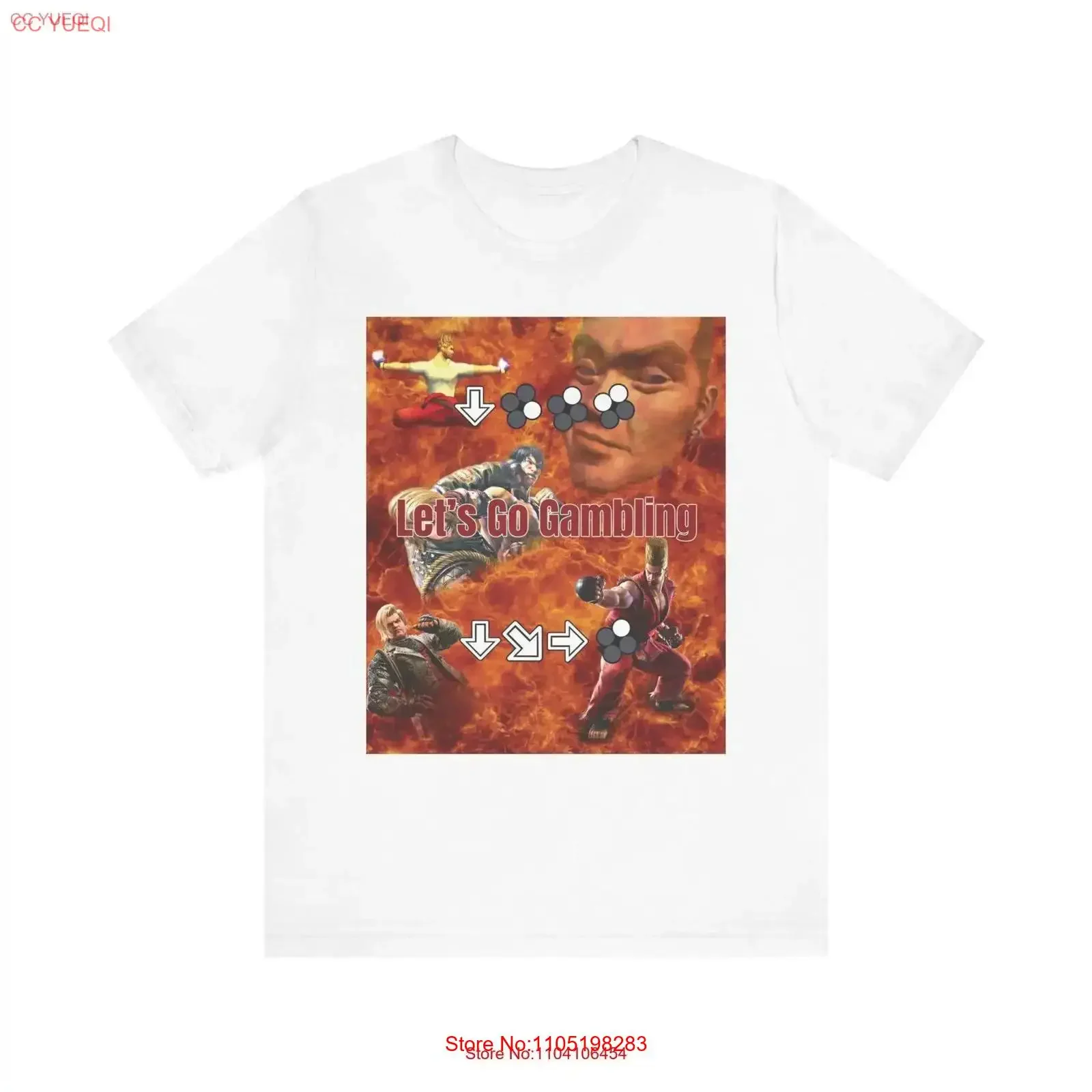 Paul Phoenix T Shirt Tekken Gamer Video Game Apparel Martial Arts Clothing Fit Gambling Time vintage Washed Stretched Soft