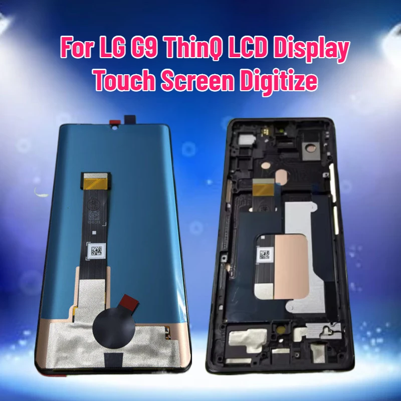 

ЖК-дисплей для LG G9 ThinQ, сенсорный экран в сборе, дигитайзер для LG Velvet 5G LMG910EMW, LM-G910EMW, экран дисплея
