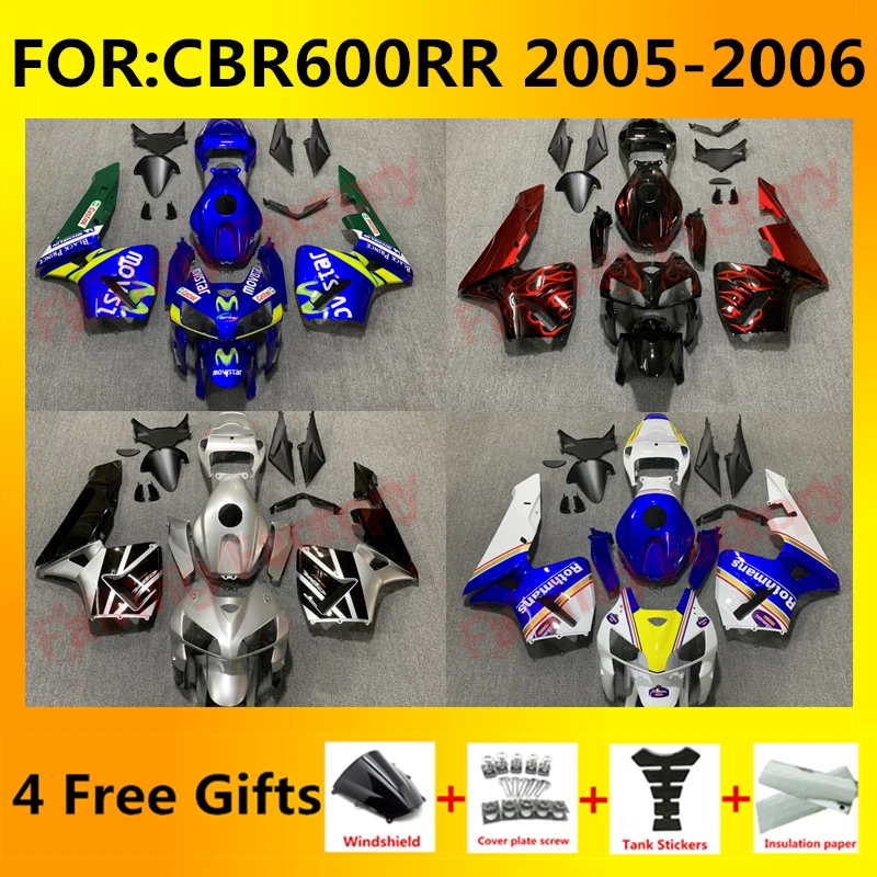 

Motorcycle Fairings Kit for CBR600RR F5 05 06 CBR 600 RR 600RR Bodywork Set CBR600 2005 2006 Injection mold full fairing zxmt