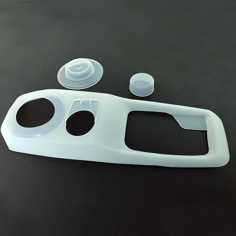 3 قطعة اكسسوارات مسند الذراع وأغطية السيليكون لنيسان باترول Y62 البلاتين 2020-2021-2022 الداخلية الغبار غطاء صندوق التروس