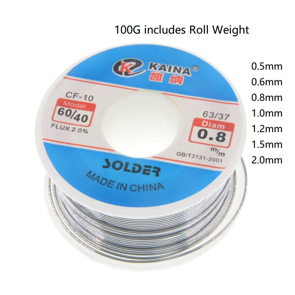 CF-10 Solder Wire Tin 0.5/0.6/0.8/1.0/1.2/1.5/2.0mm Roll Clean Rosin Welding Core Soldering Wire Flux Reel Tube