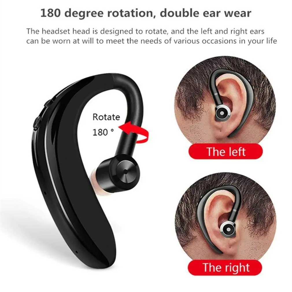 Car Business Earphone Mini Wireless Bluetooth 5.0 Headphone Handsfree Strong Bass Headset Earbud