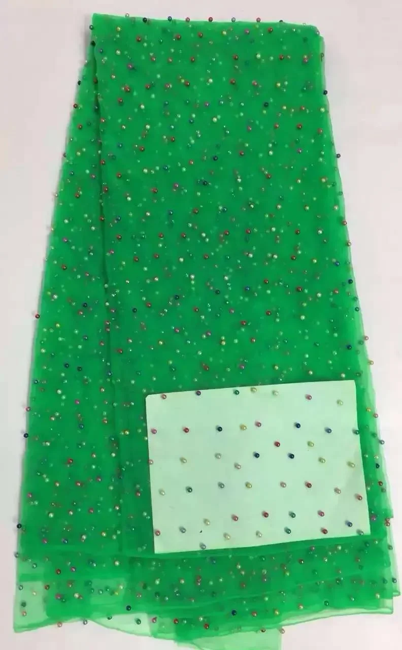 

2021, бесплатная доставка, новый тюль, бусины, кружевная ткань. Африканская французская кружевная ткань для свадебного платья. Высококачественная гипюровая кружевная ткань