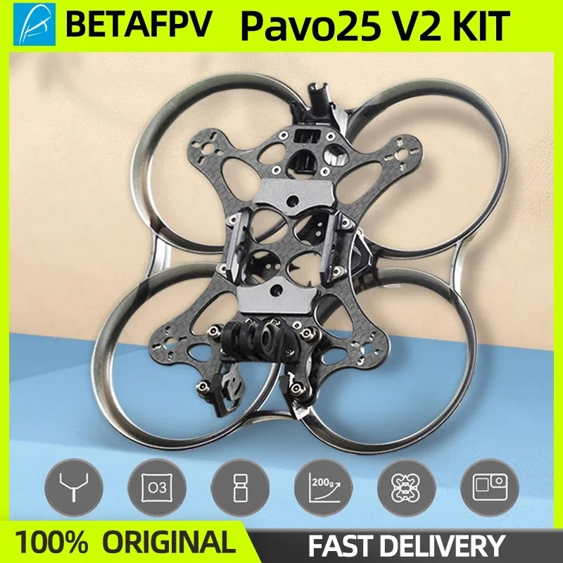 BETAFPV Pavo25 V2 Drone Frame FPV Quadocopter Frame MultiRotor Freestyle  2.5inch Cinewhoop BWhoop RC FPV Racing Drone