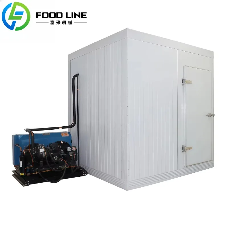 High Efficiency Mobile Cold Storage Room with Electric Defrost Refrigeration Unit and Copper Condenser Cooling System