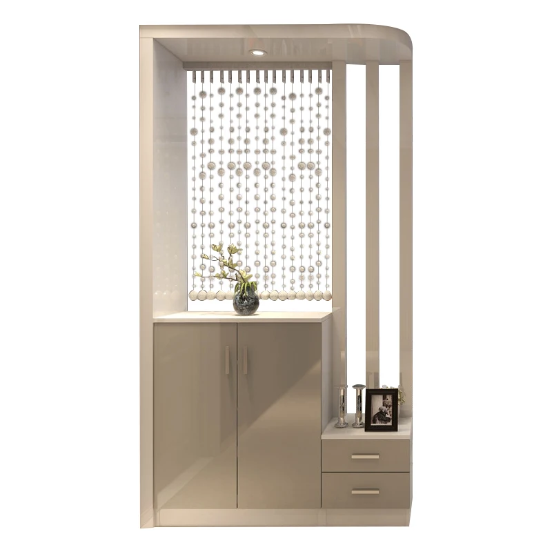 

Entrance porch partition cabinet simple hall decoration locker Feng Shui porch screen