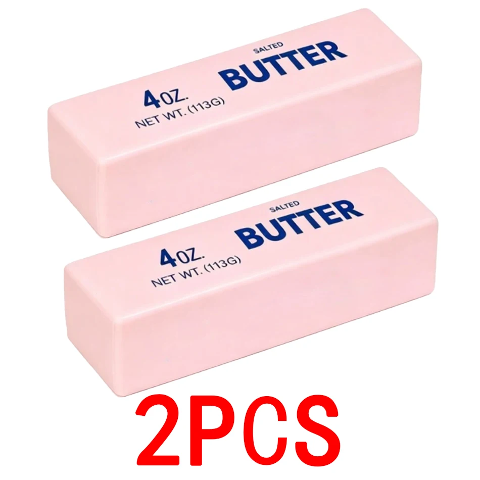 3 Stile Squishy Butter-Stick Spielzeug, langsam aufsteigendes Quetschspielzeug, Butterriegel Fidget Toy, Anti-Stress-Handentspannungsgeschenk