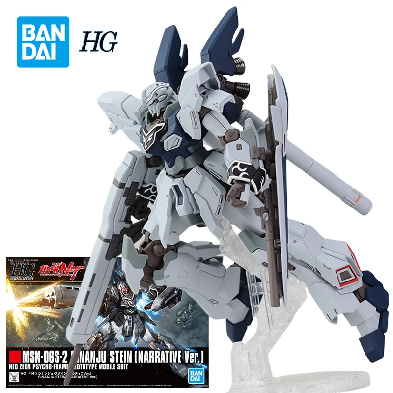 Gundam HGUC MSN-06S-2 Sinanju Stein Narrative Ver. Gunpla Action Anime Figure Assembled Model Toys For Children