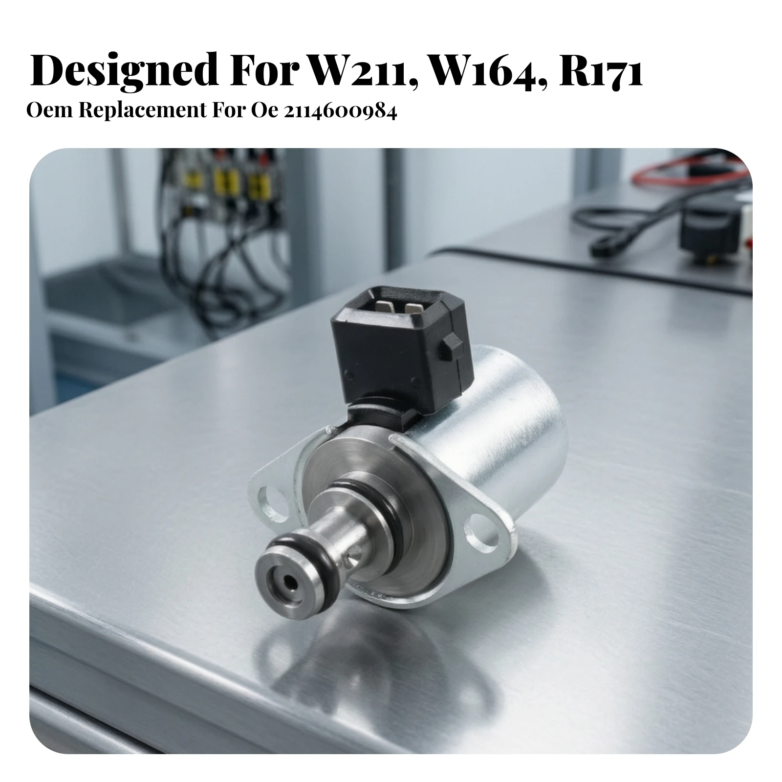 Power Steering Solenoid Valve Direct-Fit Steering Solenoid Valve Stable Performance Long-Lasting for DIY Owners