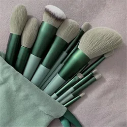 10-13Pcs New Makeup Brushes Set For Cosmetics Powder Foundation Blush Kabuki Blending Makeup Beauty Tools Brochas Maquillaje