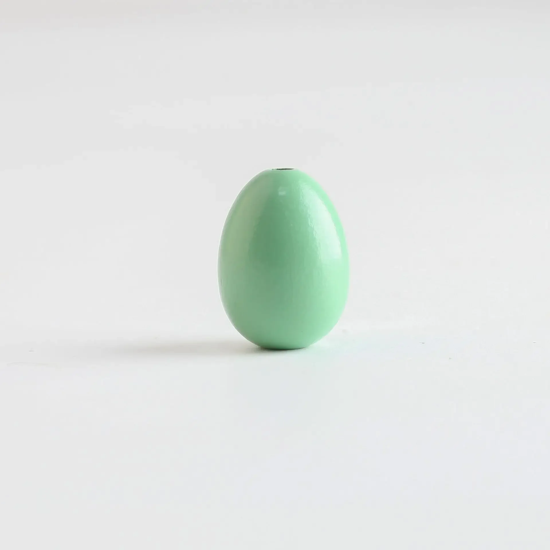 50Pcs/Pack Easter Day Painted Eggs Wooden Beads DIY Kids Toys Bracelet Accessories