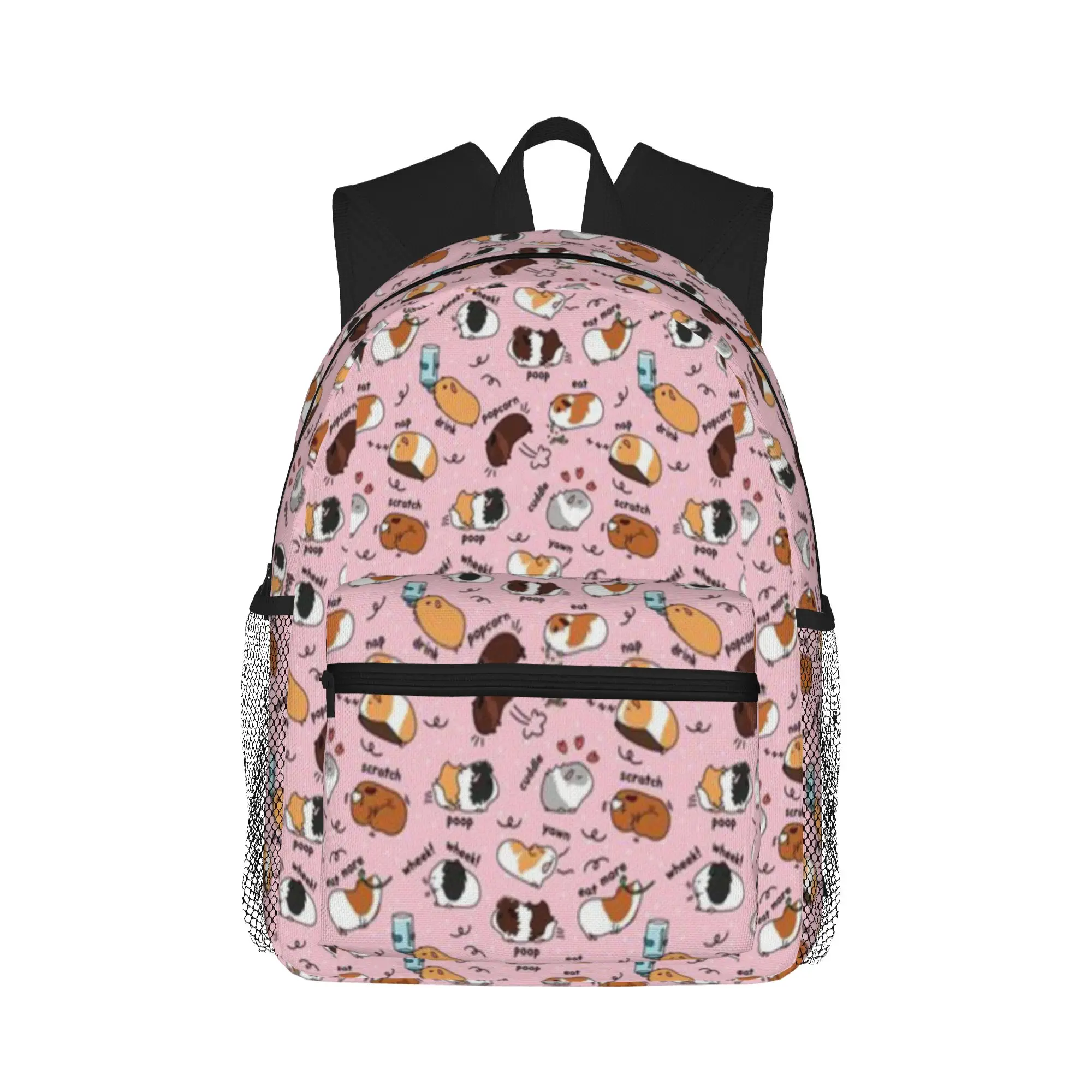 Guinea Pig Daily To-Do List - Pink Background  Casual Backpack for Students and Adults Female bags