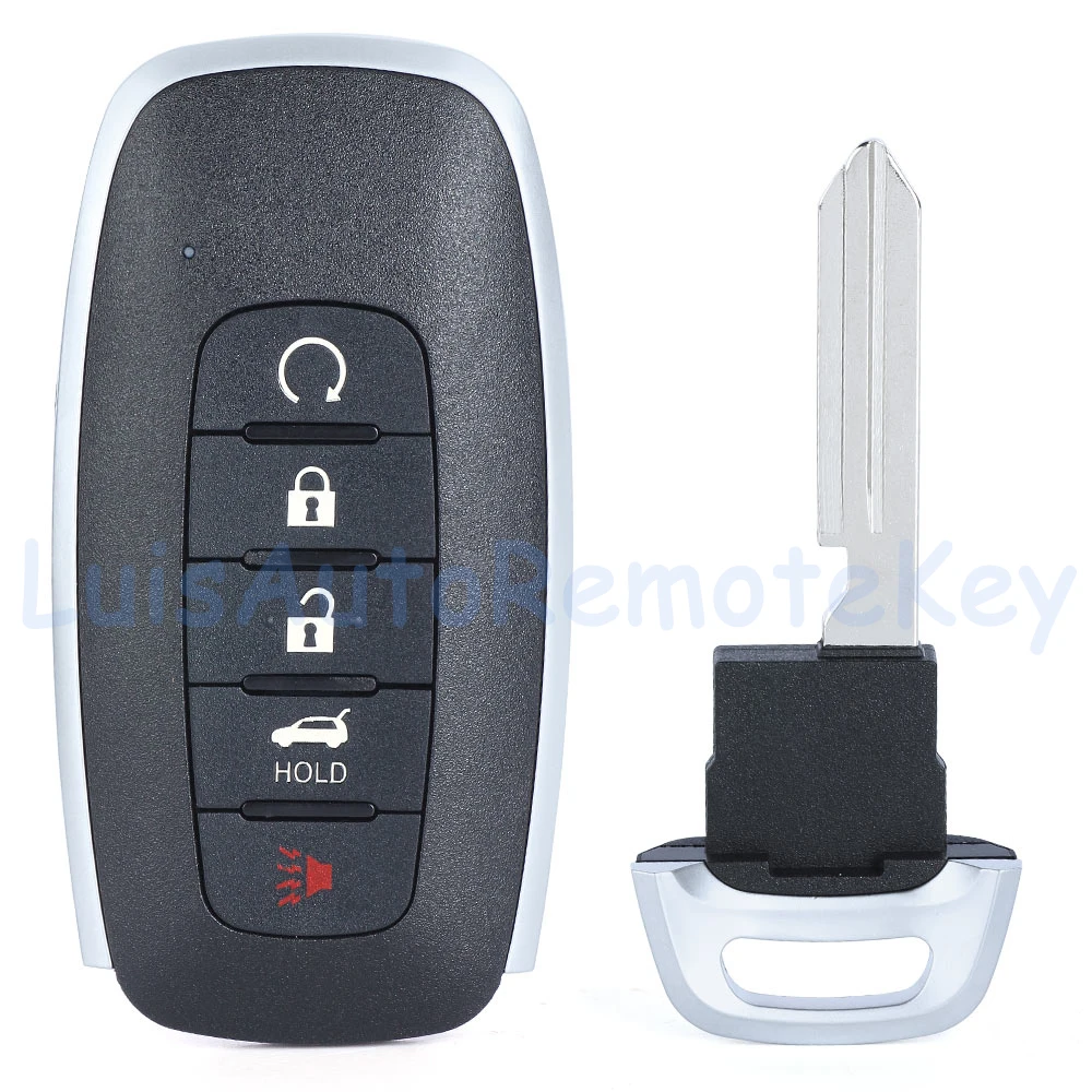 5 Buttons Smart Remote Car Key Fob 433MHz 4A Chip for Nissan Rogue Pathfinder Ariya 2022 2023 2024 FCC ID: KR5TXPZ3 285E3-7LA7A view 4