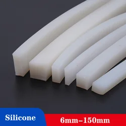 Striscia piatta quadrata in Silicone solido ad alta durezza striscia piatta Anti-invecchiamento resistente alle alte Temperature 6mm 7mm 8mm 9mm 10mm 12mm