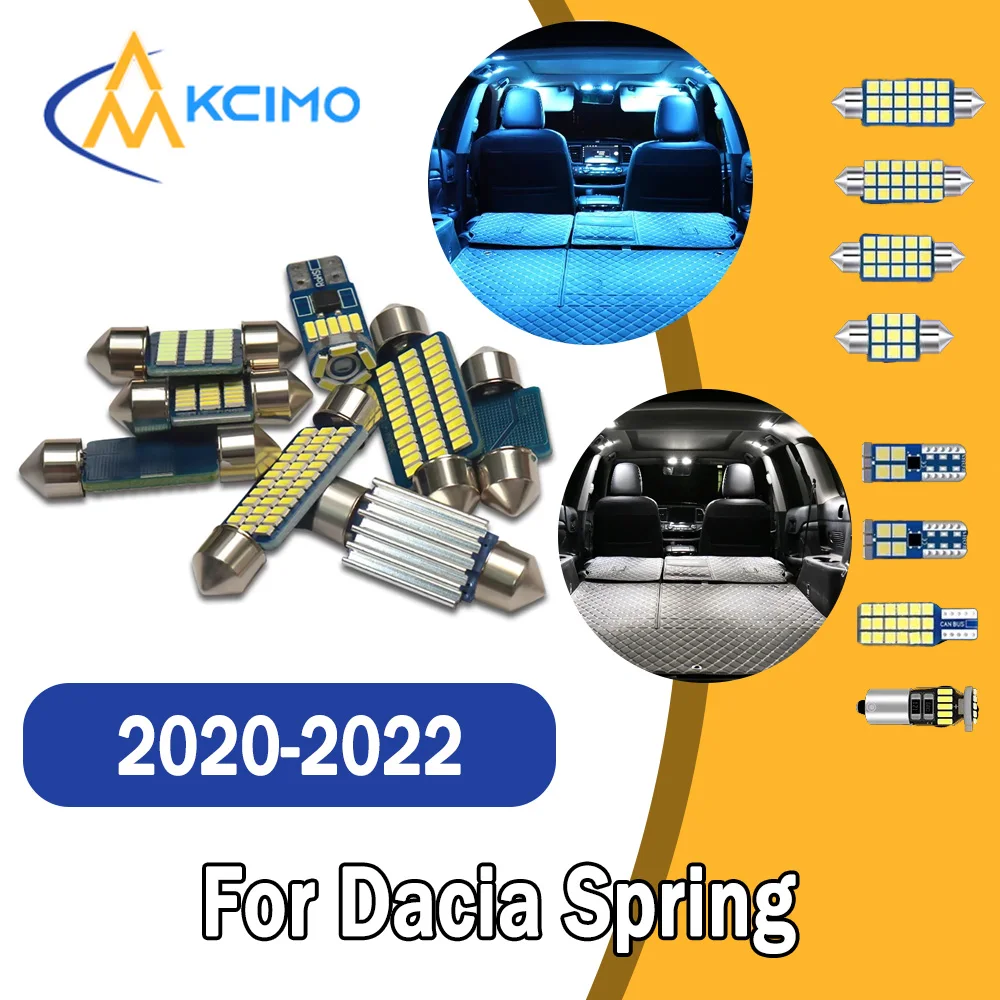 

Long lifespan CANBUS LED Interior Lights-Bright Dome Map Reading Kit Energy Saving for Dacia Spring 2020-2022 Energy Saving