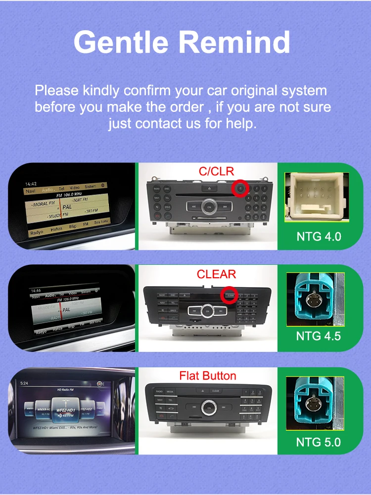 Autotop 10.25 "2din android 13 Autoradio Multimedia-Video-Player für Mercedes Benz C Klasse w204 s204 ntg 4,0 2013-2015 Carplay – Detail 3
