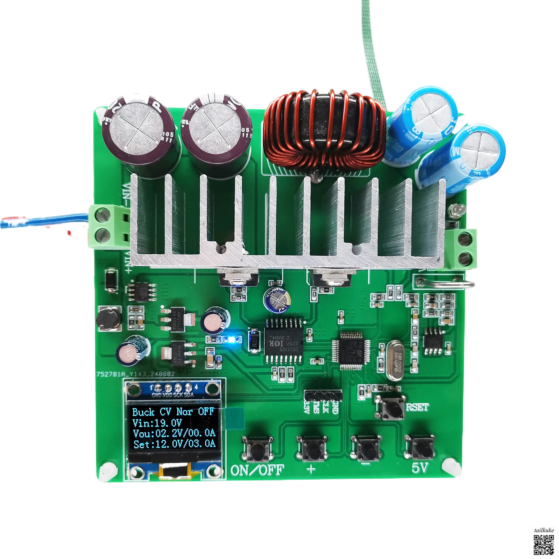 STM32 CNC BUCK Step-down Switch Power Supply Incremental PID Regulation Constant Voltage Constant Current Dual Loop Control