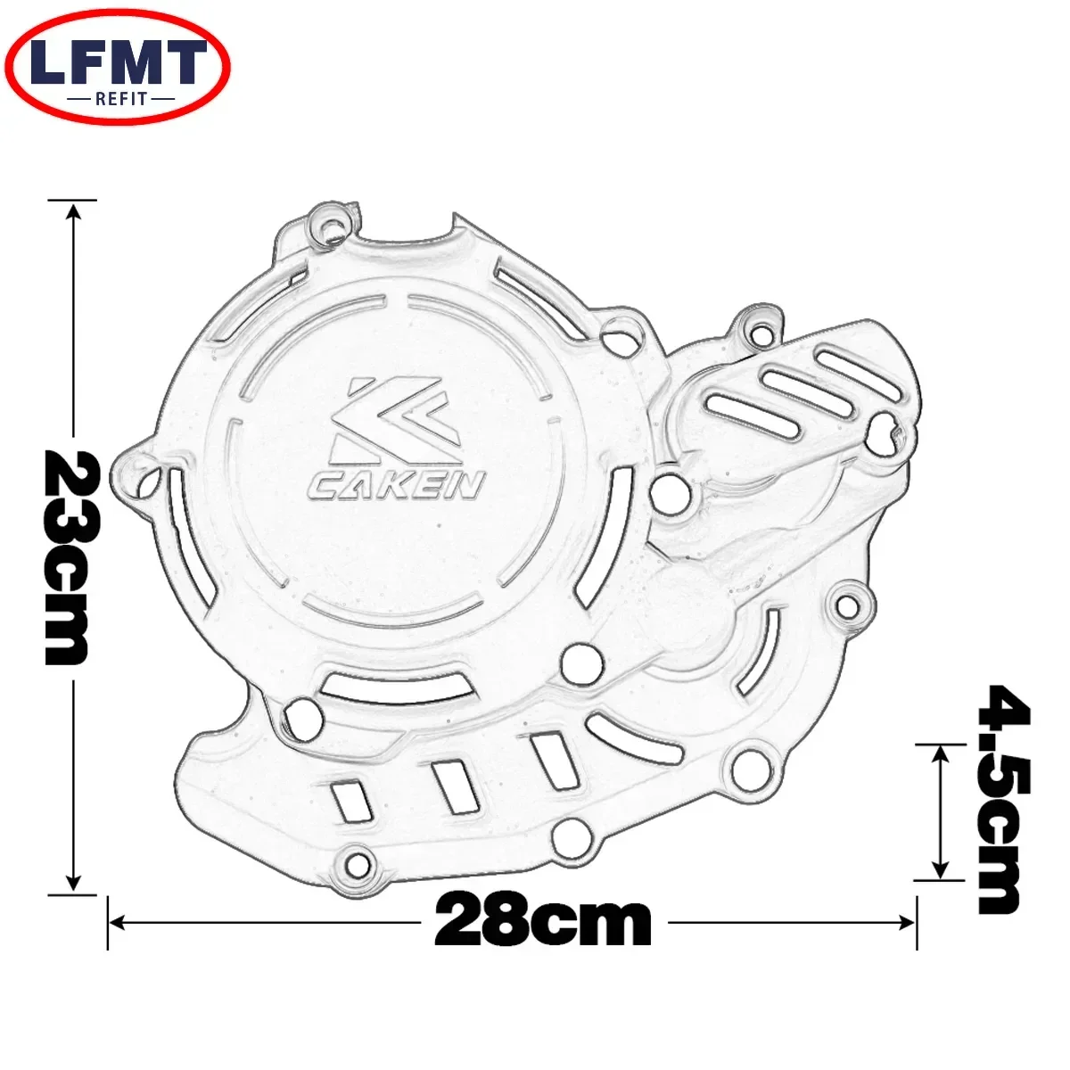 Pour KTM XW-F XCF-W XC-F SX-F WXC-F 450 500 Pour HUSQVARNA 2023 NOUVEAU 2024 Moto Moteur D'embrayage VILLE Couverture Protecteur Garde