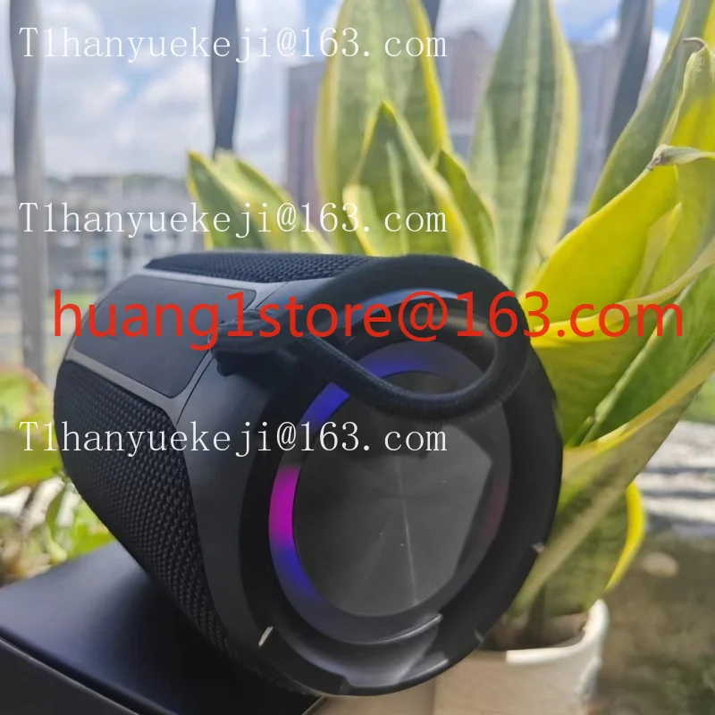 Dual paired wireless speaker 360 degree stereo subwoofer IPX7 waterproof with lighting 40w portable bluetooth speaker