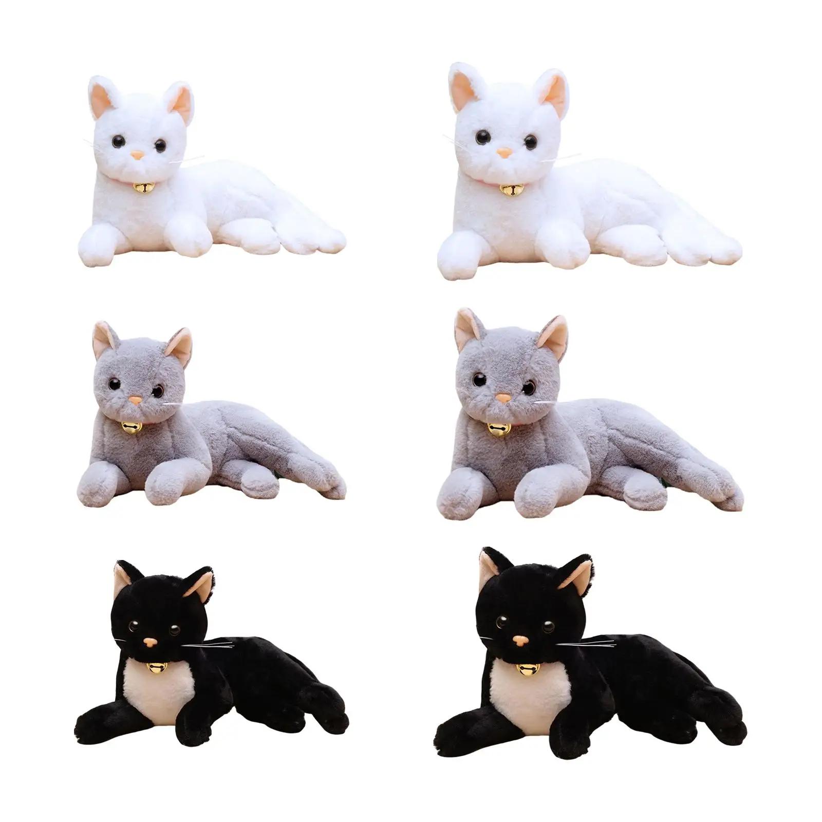 Plüschkatzen-Kuscheltiere, kuschelig für Raumdekoration, Schlafenszeit, Freund, Urlaub