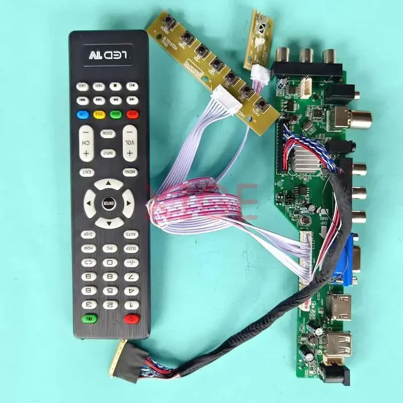 

Комплект «сделай сам» для Φ/S01/T02/V01 40-Pin LVDS 14 "AV/USB/DHMI/VGA LTN140AT20-401/T DVB-C 1366x768 плата контроллера драйвера