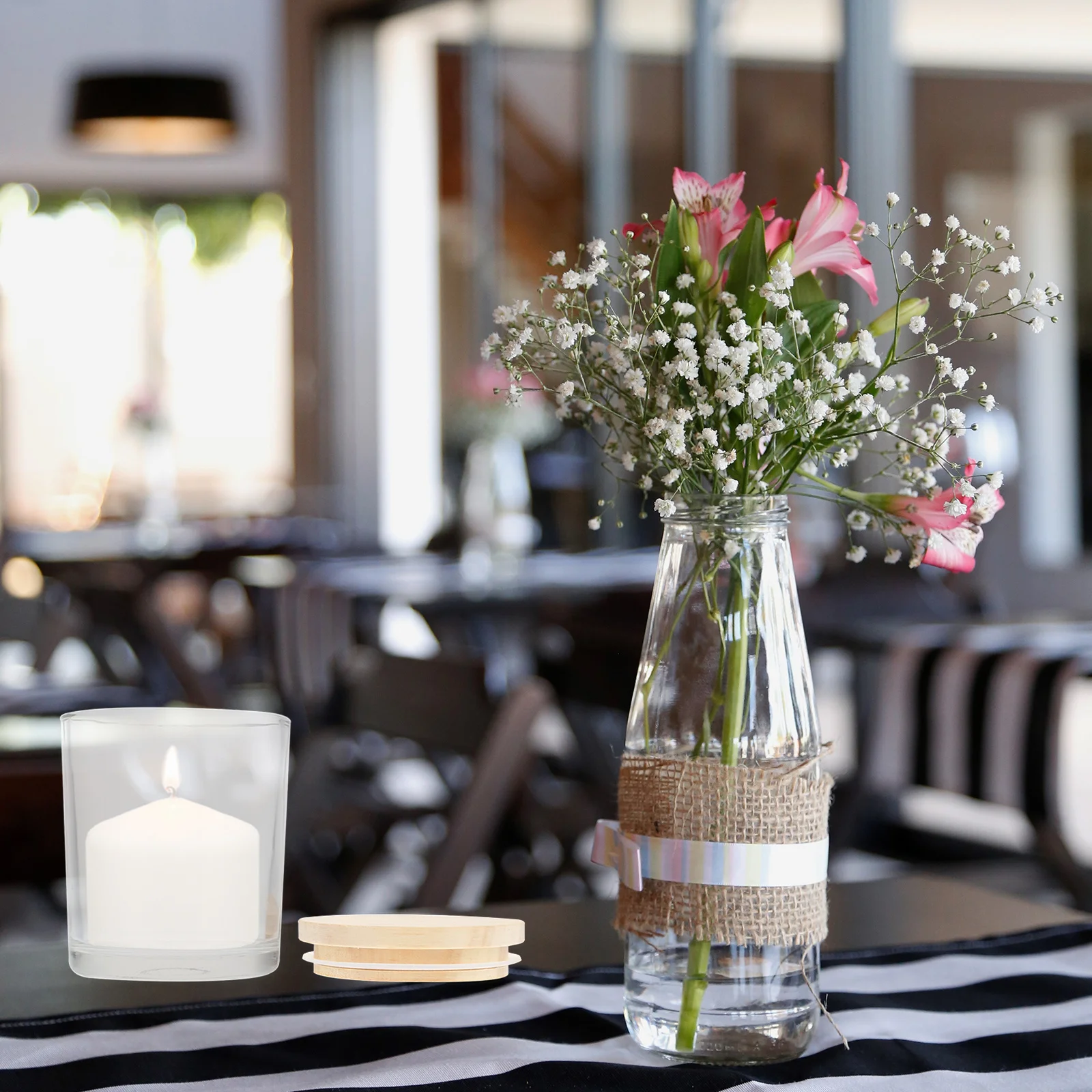 

Empty Jars Glass Cups For Diy Soy Wax Making Fillable Containers Decorative Home Aromatherapy Supplies