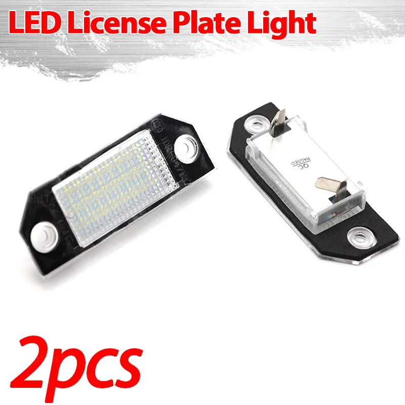 2x Canbus LED Number License Plate Light Lamp For Ford Focus 2 MK2 2003-2008 C-MAX