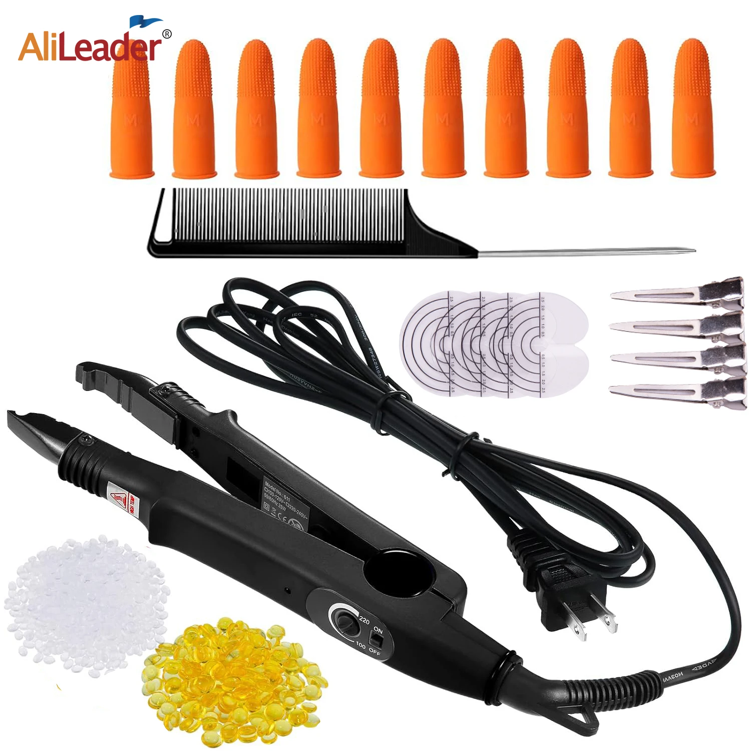 Pro Hair Extensions Tool Fusion Heat Iron Connector Tool Variable Constant Heat hair extension iron Keratin Bonding Tools